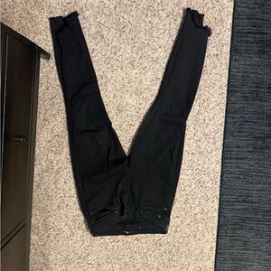 7 For All Mankind Black Skinny Jeans
